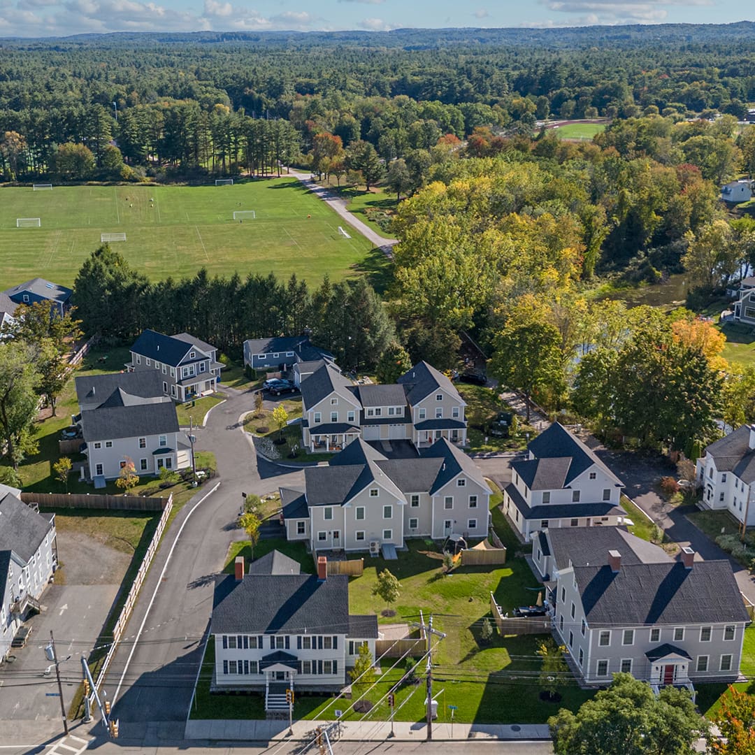 Market Square Architects Porchlight East Hill 2 Residences at Hadley Falls