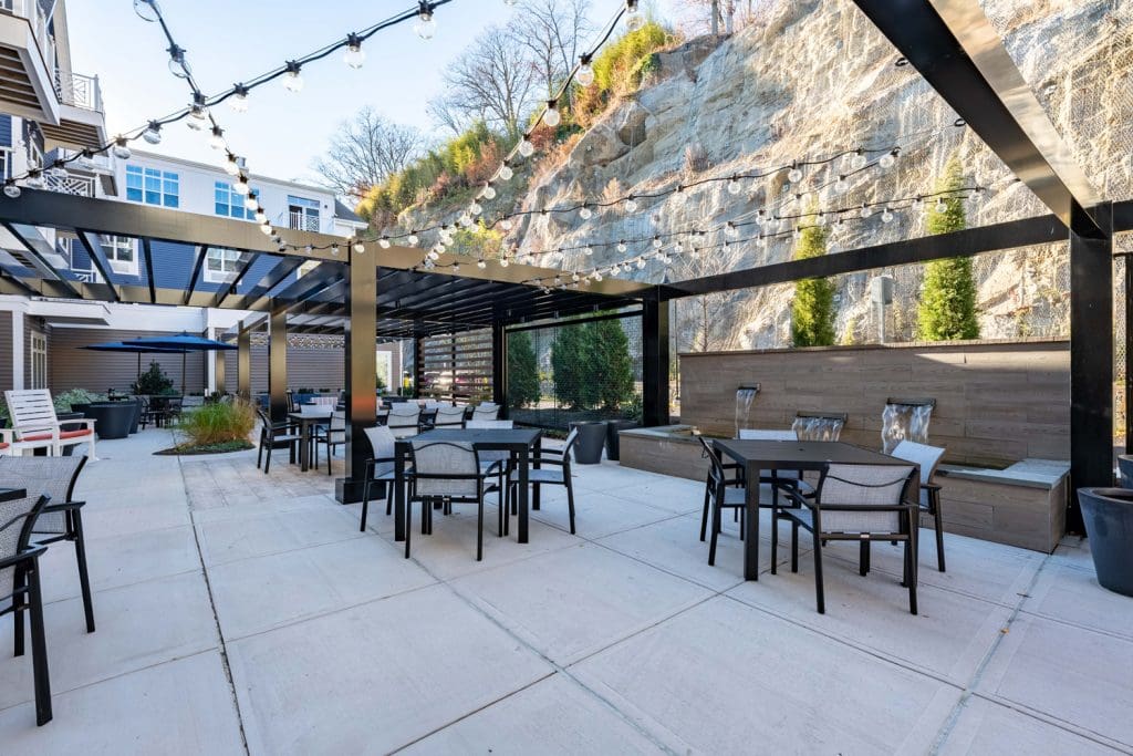 Market Square Architects An 80-Foot Rock Wall Turned into a Senior Living Asset 2 Market Square Architects Portfolio Gallery Brightview Harrison 28 FIRST CHOICE