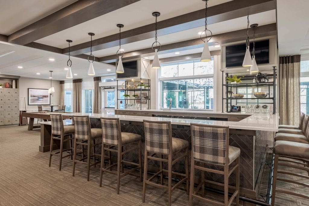 Market Square Architects An 80-Foot Rock Wall Turned into a Senior Living Asset 10 Market Square Architects Portfolio Gallery Brightview Harrison 7 FIRST CHOICE