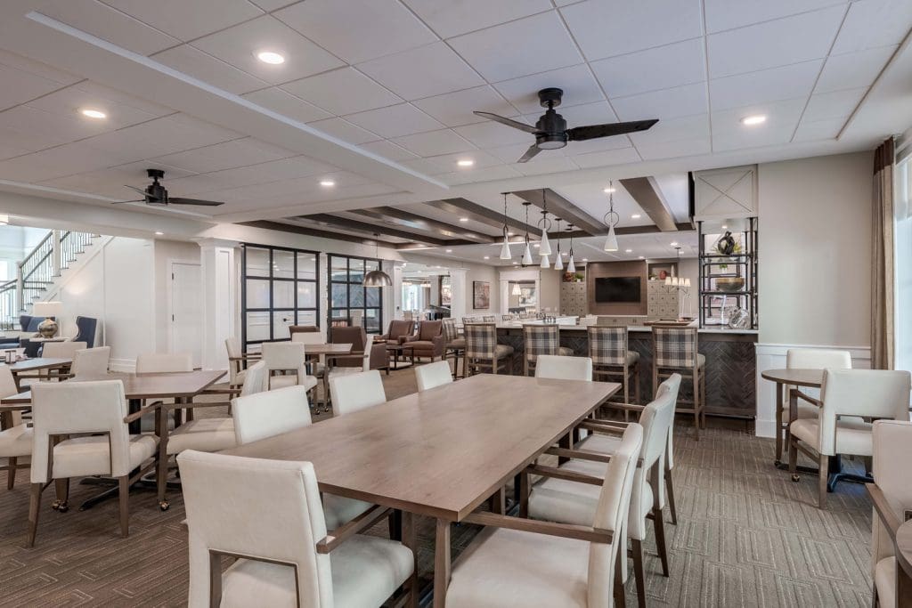 Market Square Architects An 80-Foot Rock Wall Turned into a Senior Living Asset 3 Market Square Architects Portfolio Gallery Brightview Harrison 8 FIRST CHOICE