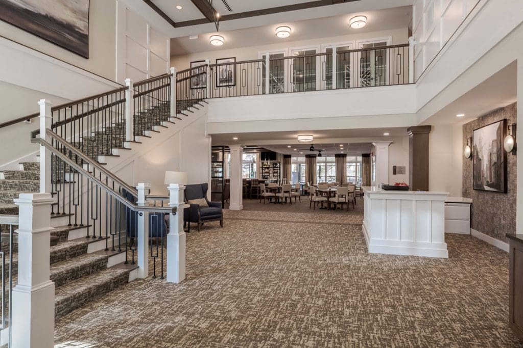 Market Square Architects An 80-Foot Rock Wall Turned into a Senior Living Asset 5 Market Square Architects Portfolio Gallery Brightview Harrison 9 FIRST CHOICE